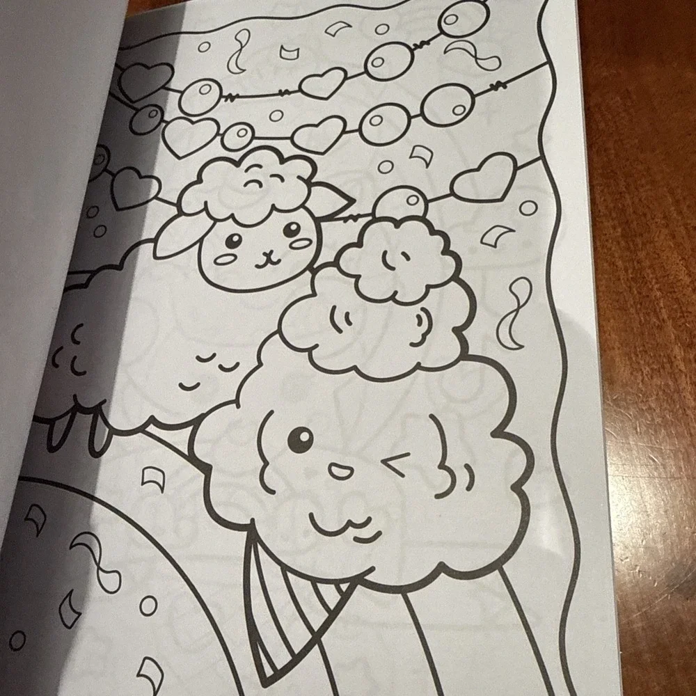 Kaleidoscope - Scented Sticker Coloring - Totally Kawaii Paperback Coloring Book